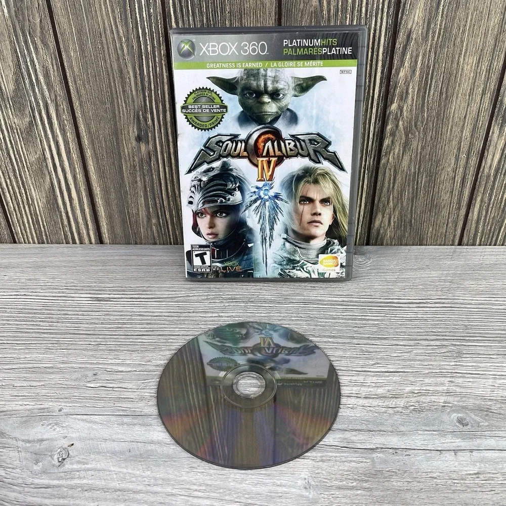 Soul Calibur IV Microsoft Xbox 360 Video Game Tested Working 